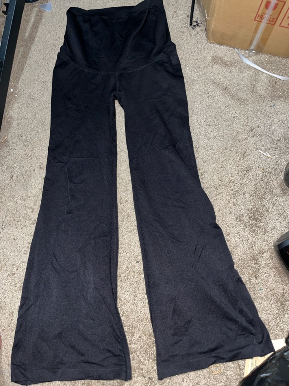 Time and Tru Black Maternity Yoga Pants